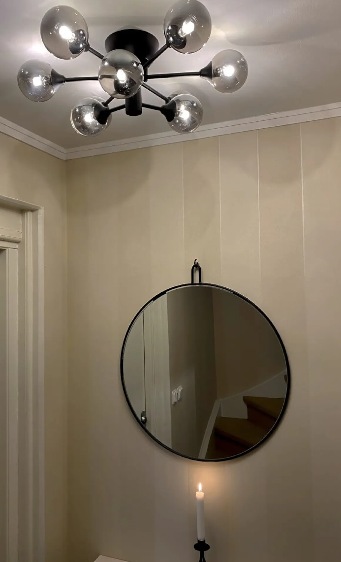 COSMOS Plafond 52,5cm Svart/Rökgrå