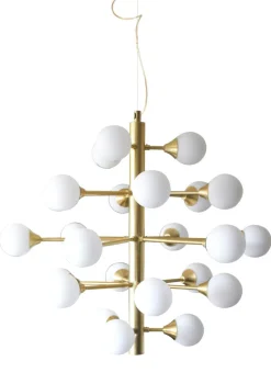 COSMOS Takpendel 24L 68,5cm Matt Mässing/Opalvit