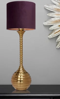 COTTEX Lampfot 50,5cm Borstad Mässing