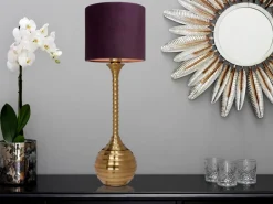 COTTEX Lampfot 50,5cm Borstad Mässing