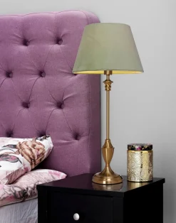 COTTEX Lampfot 48cm Borstad Mässing