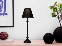 COTTEX Lampfot 39cm Svart