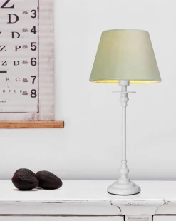 COTTEX Lampfot 39cm Vit