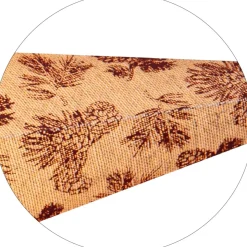 COTTON Mönstrad Pappersstjärna 60cm Beige/Röd