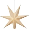 COTTON Pappersstjärna 60cm Beige