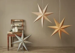 COTTON Pappersstjärna 60cm Grön