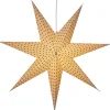 COTTON Prickig Pappersstjärna 60cm Beige