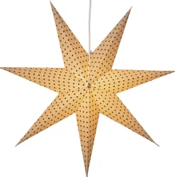 COTTON Prickig Pappersstjärna 60cm Beige