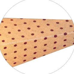 COTTON Prickig Pappersstjärna 60cm Beige/Röd