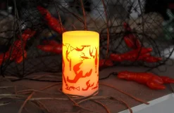 CRAYFISH PARTY LED-Blockljus 12,5cm Vit