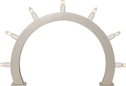 CRISP Träljusstake Båge 7L 48cm Beige