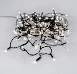 CRISPY ICE WHITE Ljusslinga 12,6m 180LED Vitt/Svart IP44