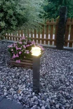 CRYSTAL LED Pollare 2-Pack Start Rostfritt Stål 50cm