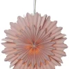 CRYSTAL Pappersstjärna 50cm Rosa