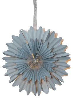 CRYSTAL Pappersstjärna 50cm Blå