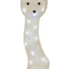 CRYSTALO Dekorationsfigur Räv 30L 41,5cm Beige