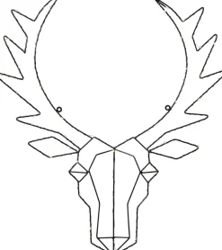 CUPID Renhuvud 50LED 57cm Svart