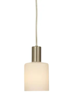 CYLINDER Fönsterlampa 16cm Stål/Vit