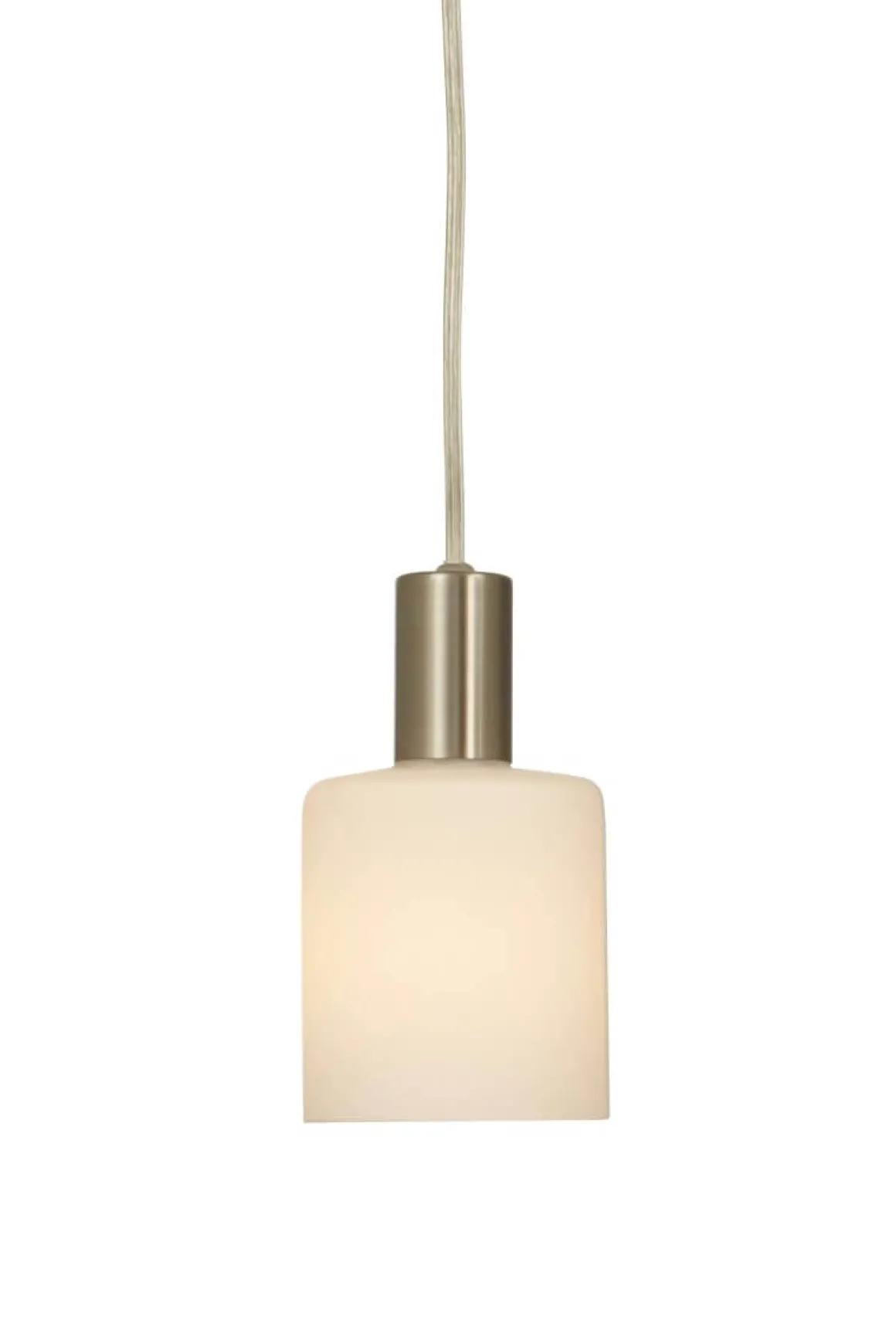 CYLINDER Fönsterlampa 16cm Stål/Vit