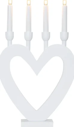 DALA Ljusstake 4L 45cm Vit