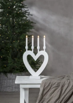 DALA Ljusstake 4L 45cm Vit