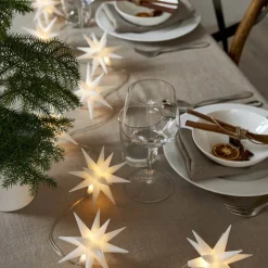 DECEMBER Ljusslinga Batteri 2,1m 8LED Varmvit/Vit