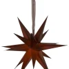 DECEMBER Pappersstjärna 55cm Brun