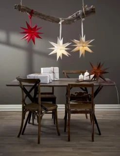 DECEMBER Pappersstjärna 35cm Röd