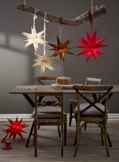 DECEMBER Pappersstjärna 45cm Röd