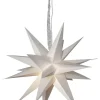 DECEMBER Pappersstjärna 55cm Vit