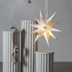 DECEMBER Pappersstjärna 55cm Vit