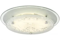 DENISE LED-Plafond 25cm Vit/Krom