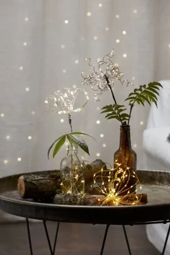 DEW DROP Bukettslinga 42cm Silver