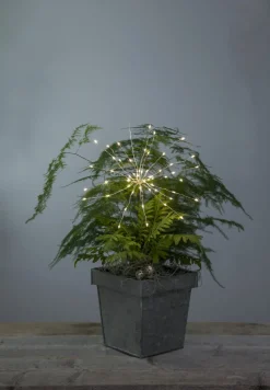 DEW DROP Bukettslinga 42cm Silver