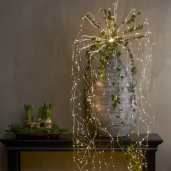 DEW DROP Ljusgardin 3,2m 600LED Daylight/Silver