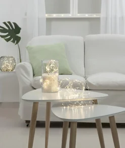 DEW DROP Ljusslinga 80cm 2700K Silver Dagljus