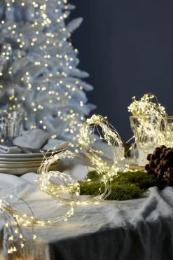 DEW DROP Ljusslinga 80cm 2000K Silver Varmvit