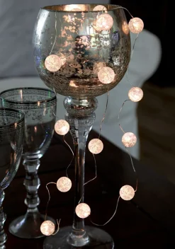 DEW DROP Ljusslinga 140cm Transparent