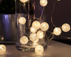 DEW DROP Ljusslinga 140cm Transparent