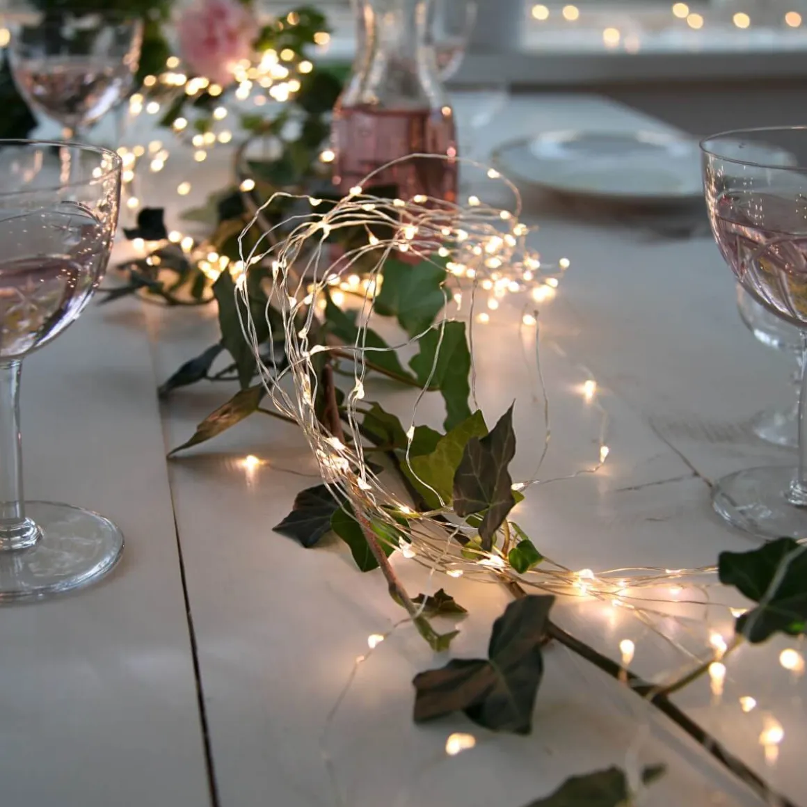 DEW DROP Ljusslinga 2m 360LED Daylight/Silver