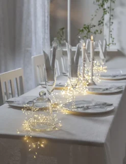 DEW DROP Ljusslinga 7,2m 720LED Varmvit/Silver