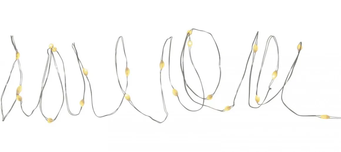 DEW DROP Ljusslinga 10m 100LED RGB/Silver