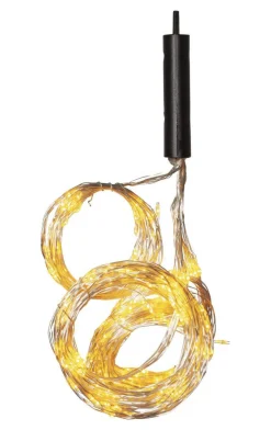 DEW DROP Ljusslinga 2m 360LED Varmvit/Silver