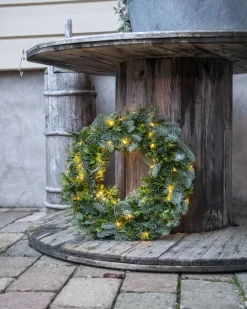 DEW DROP MICRO Ljusslinga Batteri 7,2m 96LED Varmvit/Grön