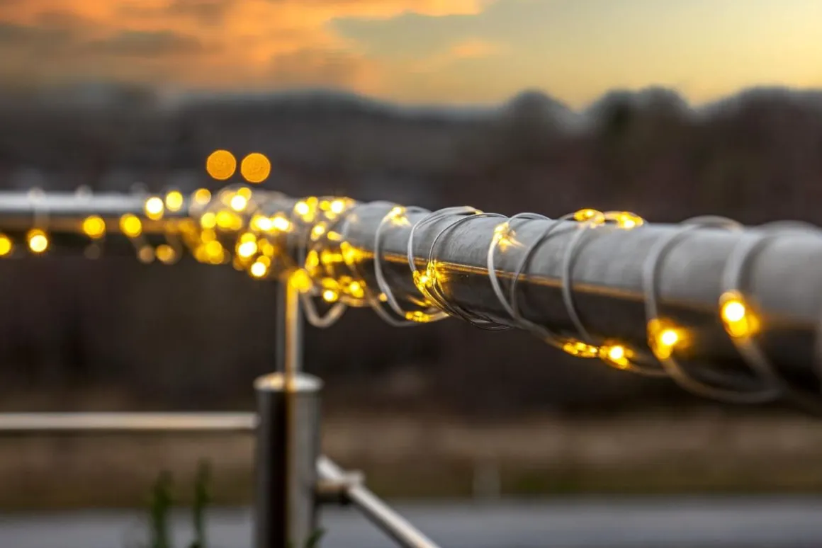 DEW DROP MICRO Ljusslinga 15m 200LED Varmvit/Transparent