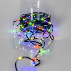 DEW DROP MICRO Ljusslinga 15m 200LED Multi/Grön