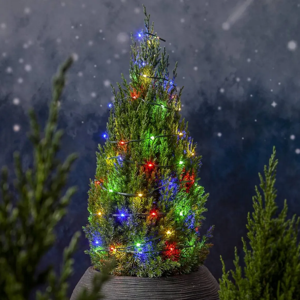 DEW DROP MICRO Ljusslinga 15m 200LED Multi/Grön