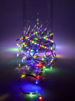 DEW DROP MICRO Ljusslinga 15m 200LED Multi/Grön