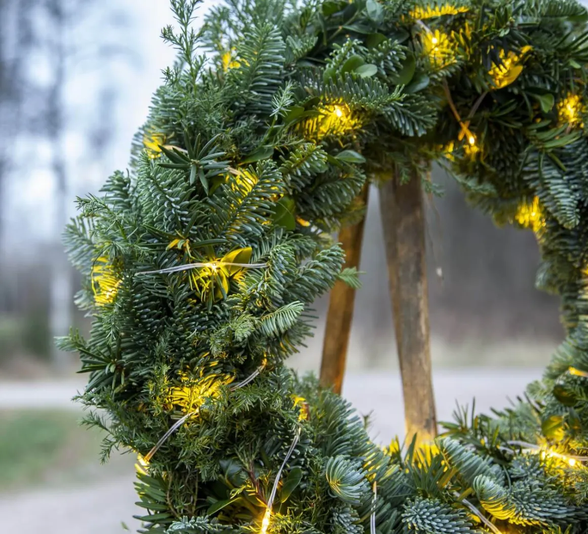 DEW DROP MICRO Ljusslinga Batteri 7,2m 96LED Varmvit/Transparent