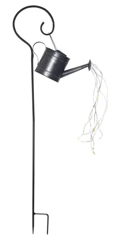 DEW DROP WATER CAN Solcellsdekoration 80cm 28LED Zink IP44